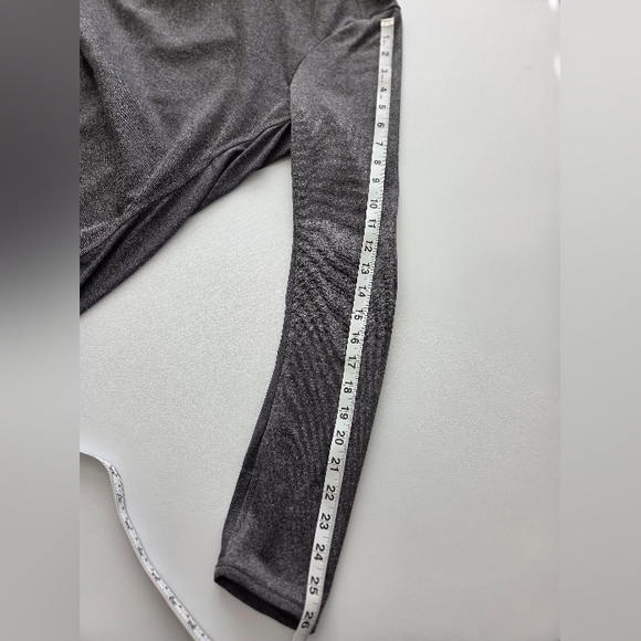 Clearance! Adidas Running Heathered Gray Long Sleeve Athletic Hoodie - Picture 15 of 16